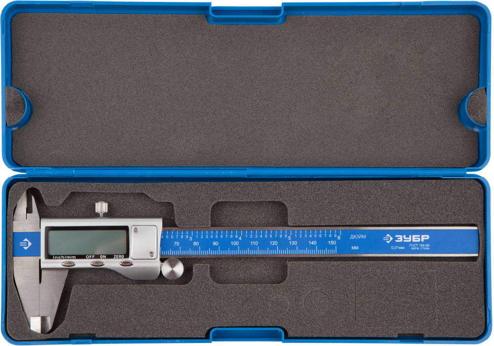 Электронный штангенциркуль 150 мм Профессионал ЗУБР ШЦЦ-I-150-0.01 34463-150