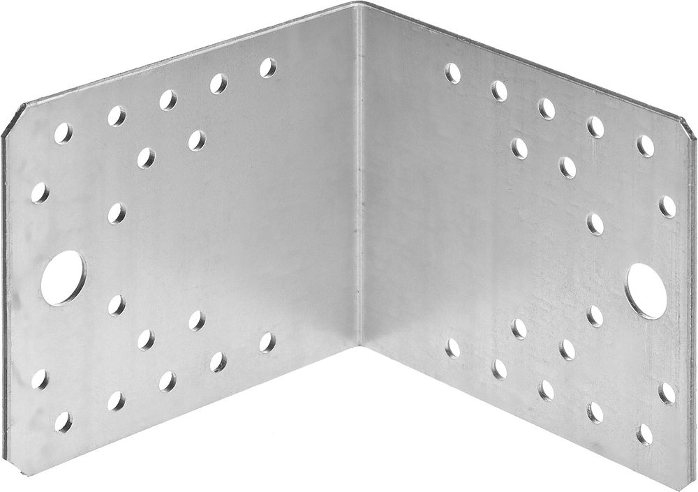 Крепежный уголок УК-2.0 90 x 105 x 105 x 2 мм, цинк ЗУБР 310126-90-105