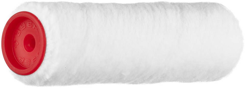 Ролик малярный ВЕЛЮР 40 x 180 мм, бюгель 6 мм, ворс 4 мм, полиэстер, для водорастворимых акриловых лаков ЗУБР 02537-18