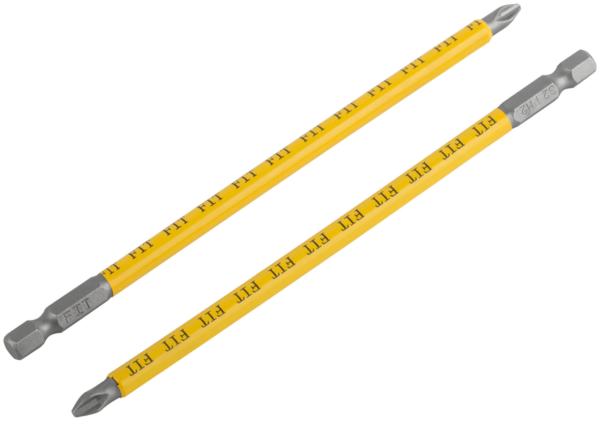 Биты кованые, сталь S2, односторонние 150 мм PH2, Профи 10 шт., блистер (57530)