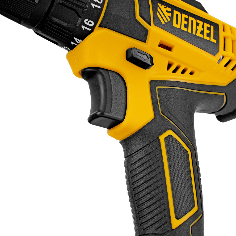 Дрель-шуруповерт аккумуляторная CDL-18-0, Li-Ion, 18 В Denzel (26117)