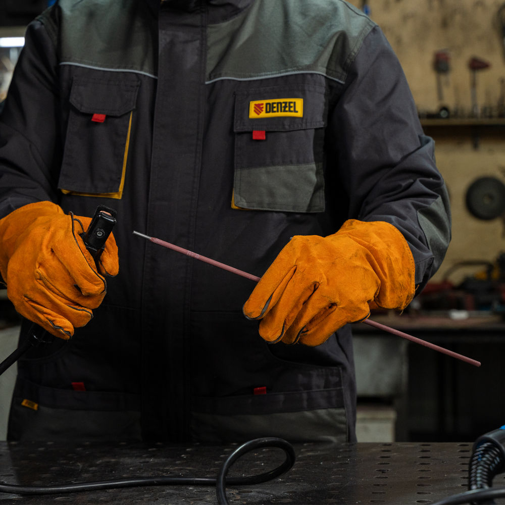 Электроды DER-46, диам. 3 мм, 1 кг, рутиловое покрытие Denzel (97514)