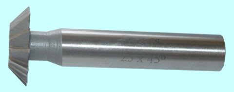 Фреза для пазов ласточкин хвост 25,0х67х 6,3х12х45° Р6АМ5 ц/х обратный конус CNIC