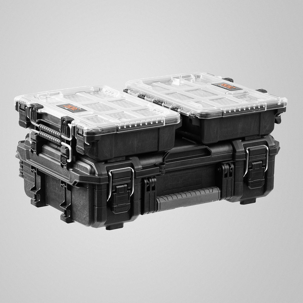 Органайзер пластиковый (14), 7 съемных лотков ROC PRO GEAR 2.0 KETER 38376