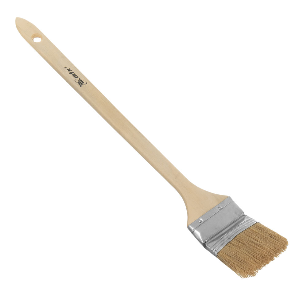 Кисть радиаторная 2.5, натуральная щетина, деревянная ручка MTX (83849)