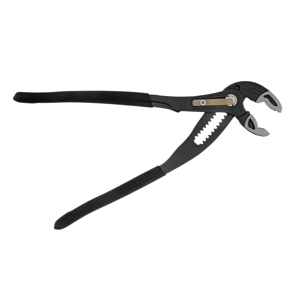 Клещи переставные, кнопочный механизм, обливные рукоятки, 250 мм Denzel (17906)