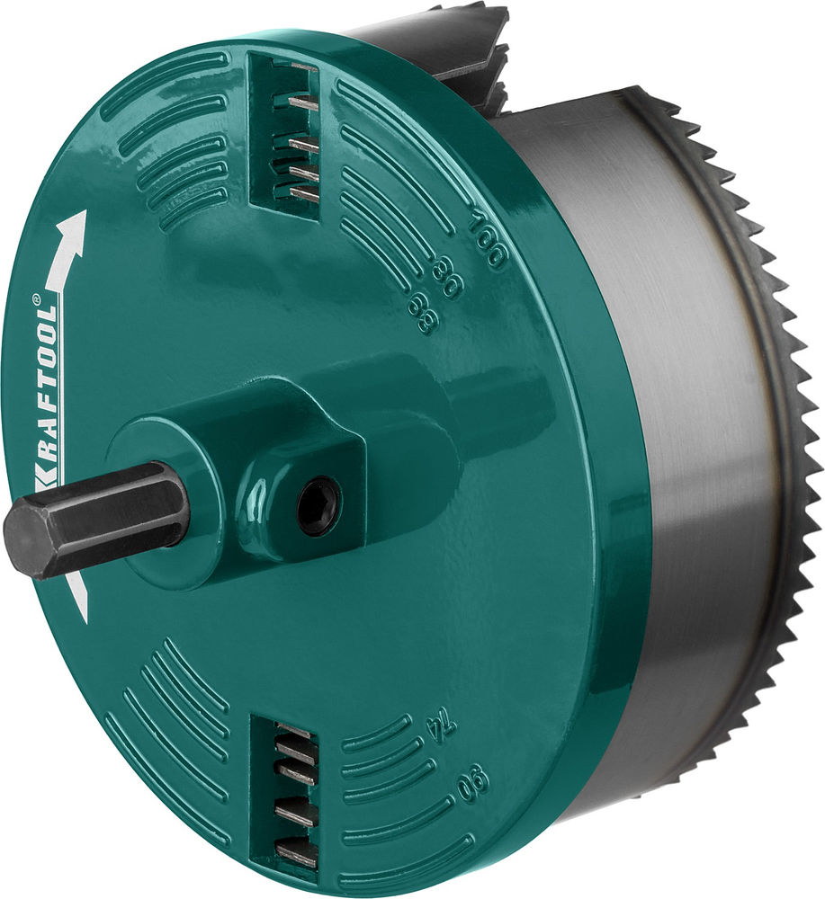 Наборная кольцевая пила по дереву, 5 шт, (68–74–80–90–100 x 32 мм) KRAFTOOL 29584-H5-32