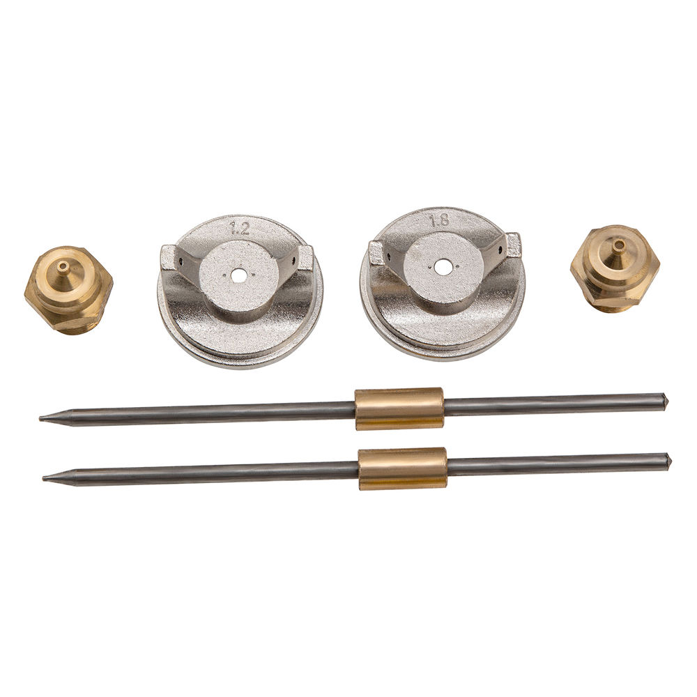 Краскораспылитель пневматический с нижним бачком V 0.75 л, сопло D 1.2, 1.5 и 1.8 мм Matrix (57317)