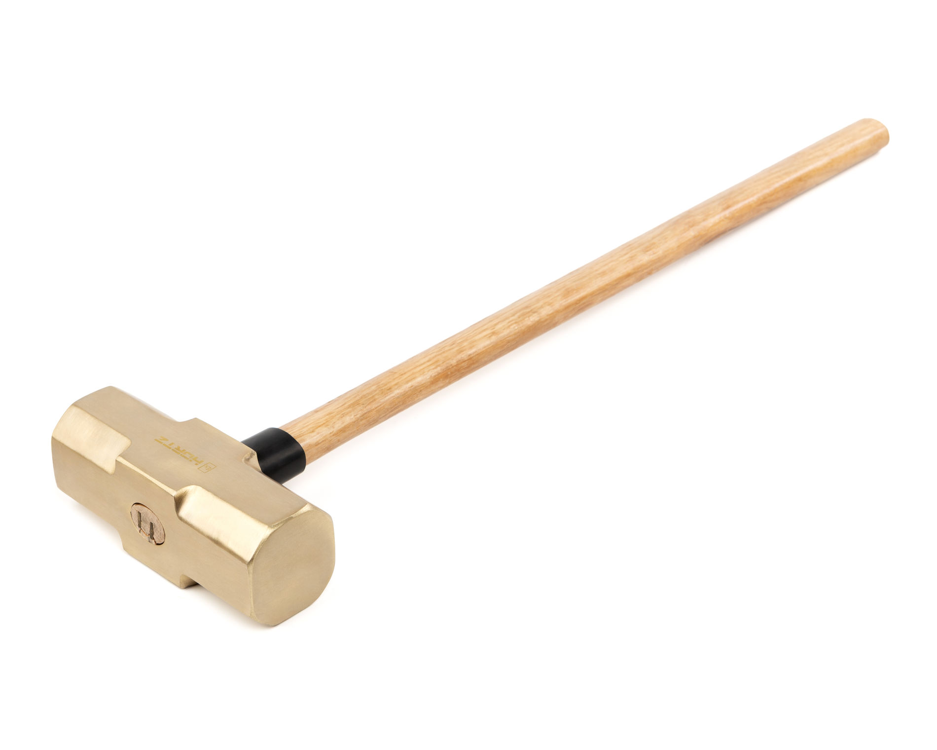 Кувалда тупоносая 10 кг AlCu рукоятка дерево искробезопасная, HORTZ