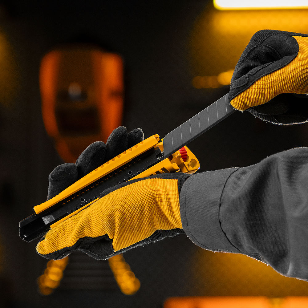 Лезвия, 18 мм, сталь SK5 - 0,5 мм, 10 штук Denzel (79303)