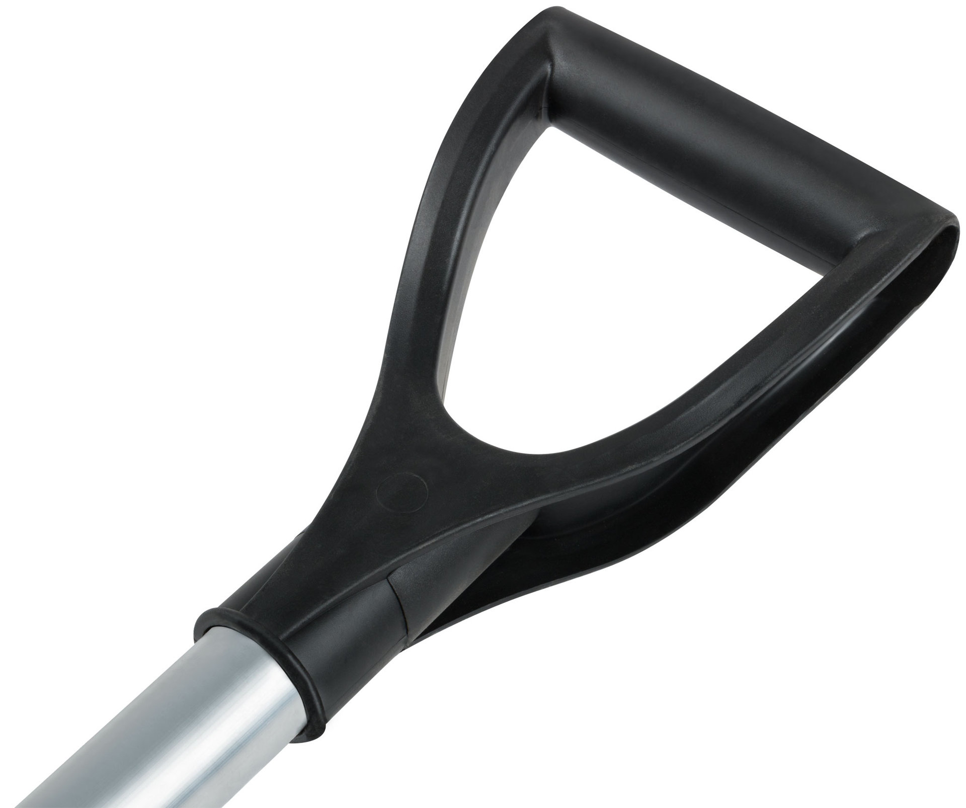 Лопата для уборки снега SnowКРИСТАЛЛ пластиковая, алюминиевый черенок 365х380x1330 мм (68102)