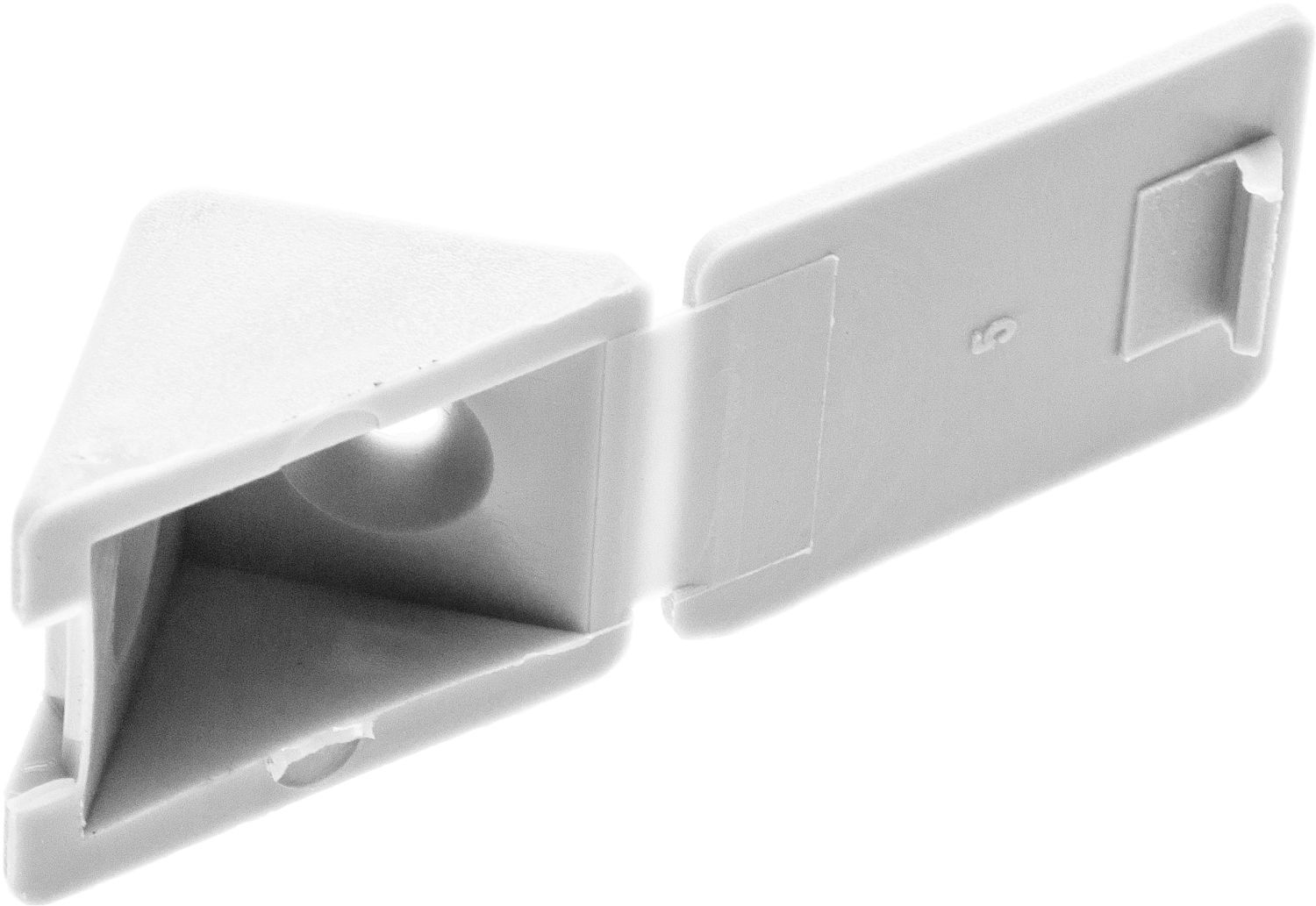 Мебельный уголок с шурупом 4.0 x 15 мм 4 шт цвет белый ЗУБР 4-308256-3