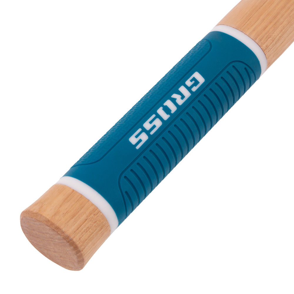 Молоток-гвоздодер, 680 г, угол 75, магнит, обрезиненная рукоятка AMERICAN HICKORY GROSS (10425)