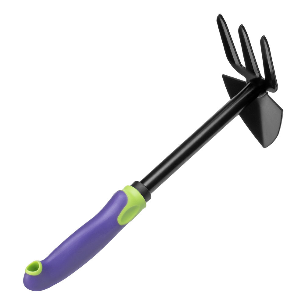 Мотыжка комбинированная, 75х300 мм, стальная, обрезиненная эргономичная рукоятка, LSR1, Palisad (62062)