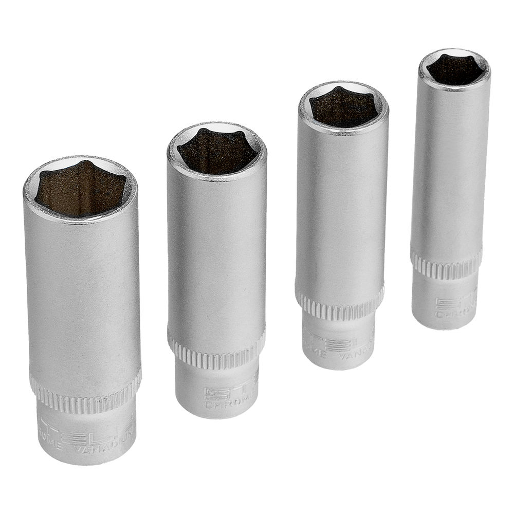 Набор инструментов, 1/4, Cr-V, S2, усиленный кейс, 47 предметов Stels