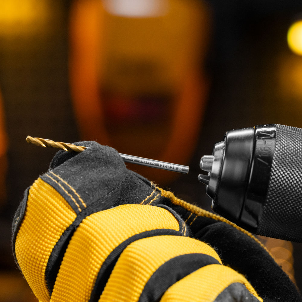 Набор сверл по металлу, 1-13 мм, Р6М5К8-TiN, Golden Tip, 25 шт Denzel (723010)