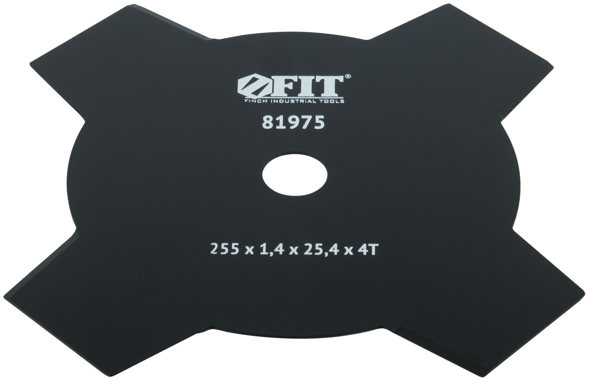 Нож для триммера, 4 лопасти, 2-х сторонние лезвия 255х25,4х4Т (81975)