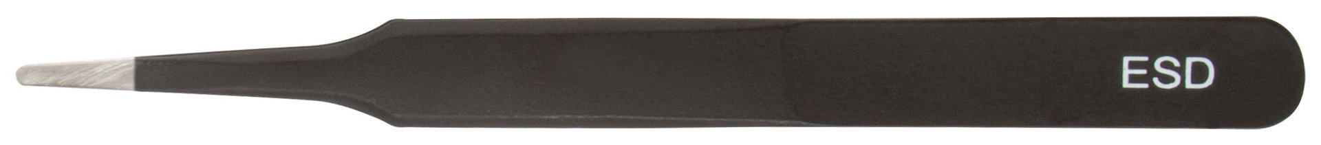Пинцет прецизионный, антистатический, нержав.сталь, пластик.покрытие, Профи тип E (120 х 9 х 2 мм) (67475)