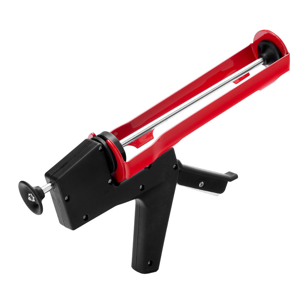 Пистолет для герметика, 310 мл, полуоткрытый, противовес, круглый шток 8 мм Matrix (88666)