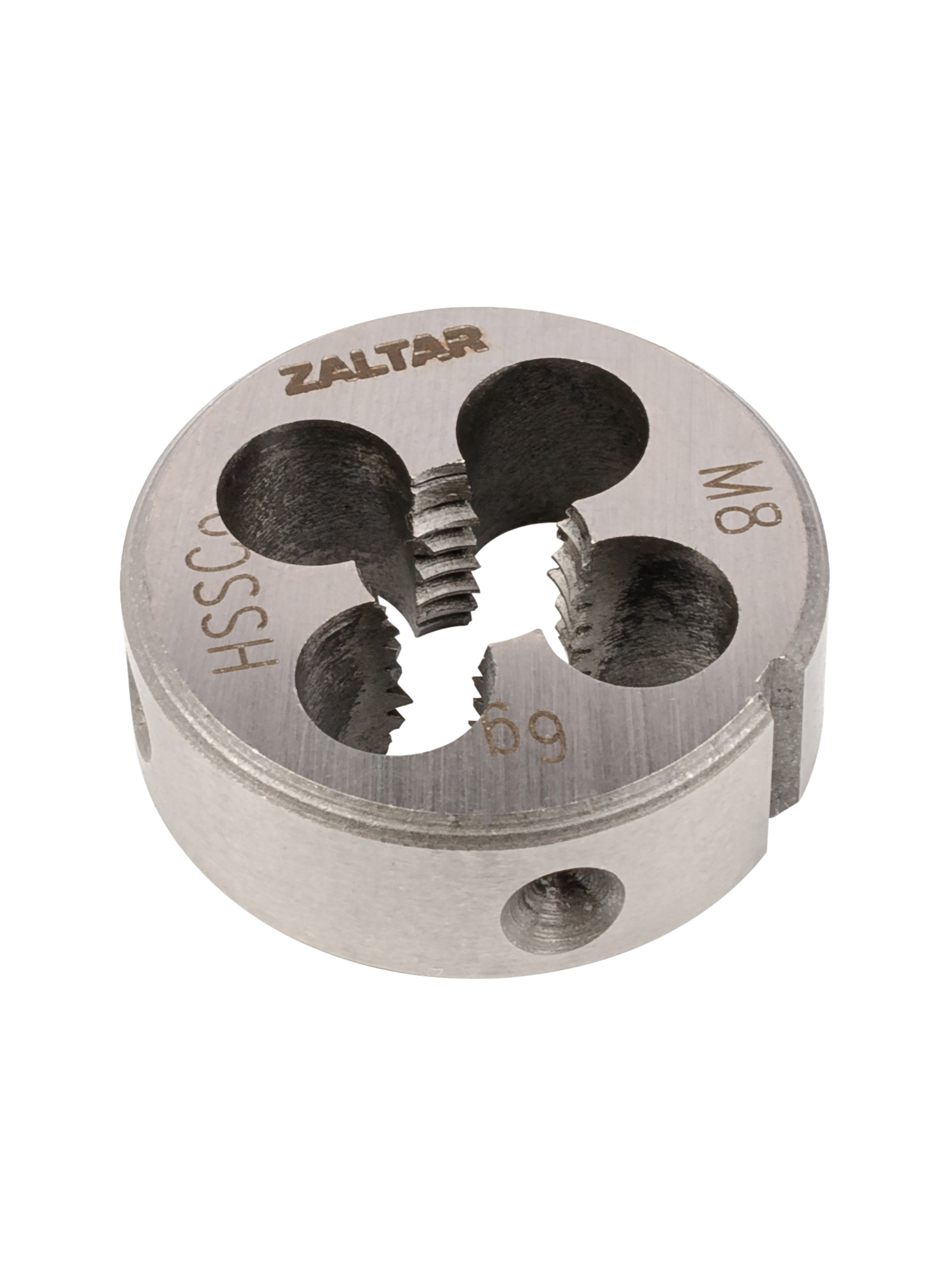 Плашка круглая резьбонарезная HSS-E, DIN 223 B (DIN EN 22568), M8 x 1.25, 25 x 9 (ZA-03805)