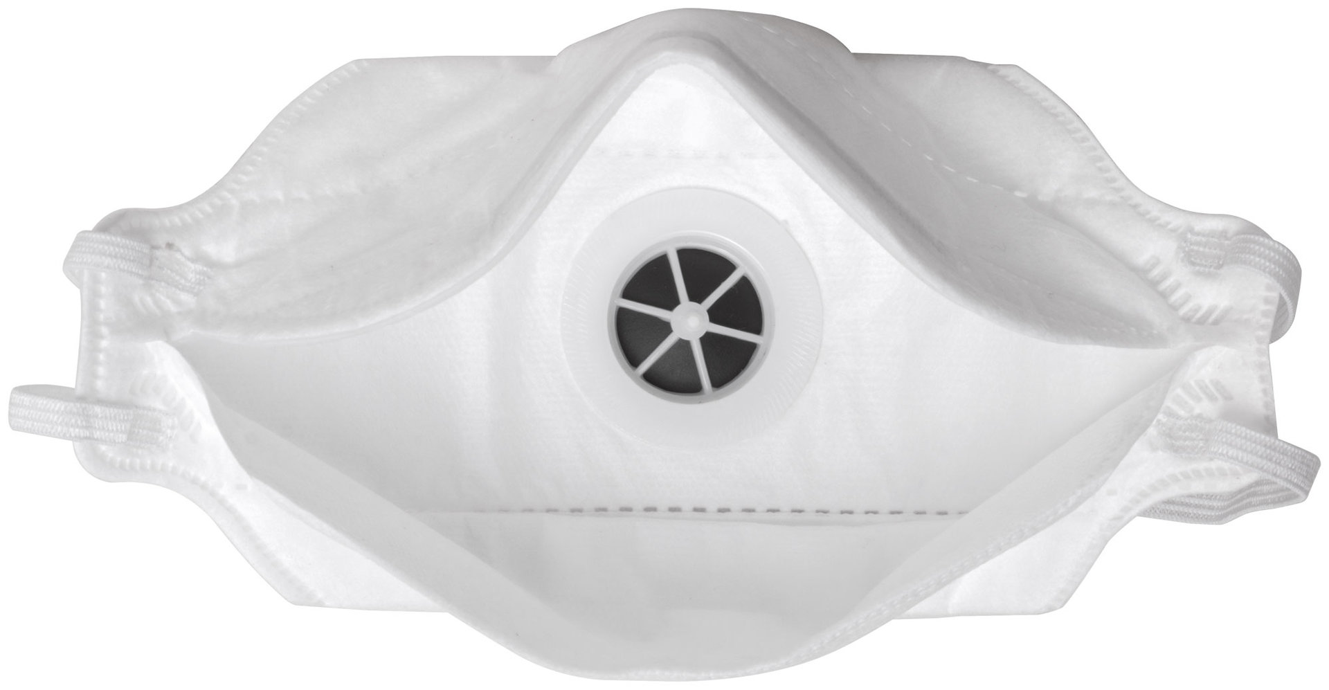 Полумаска фильтрующая, FFP3, складная (трехпанельная), 4-х слойная, с клапаном, Профи (12299)