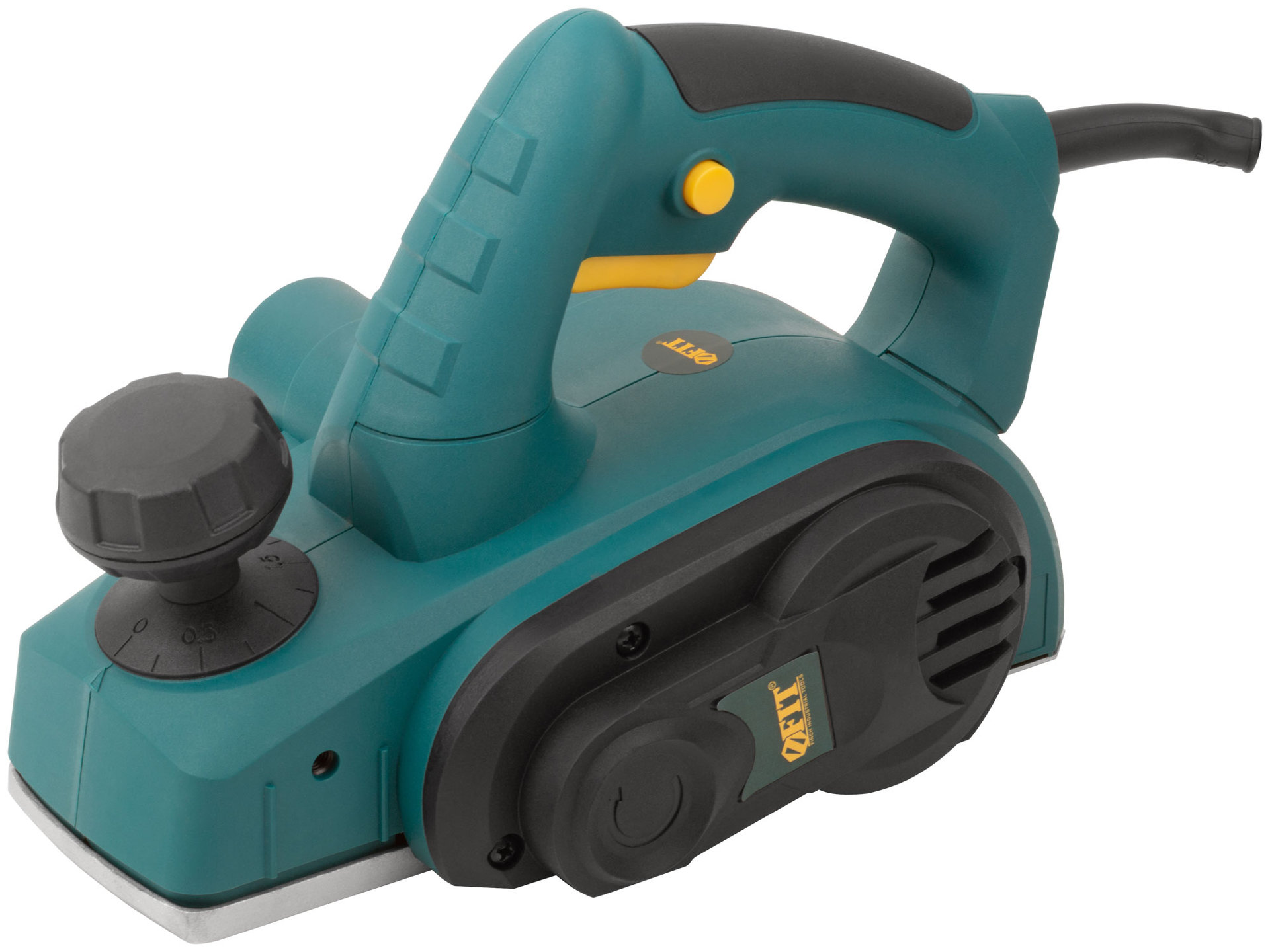 Рубанок 600 Вт; 16000 об/мин; 82 мм; 0-2,0 мм; 2,4 кг; рез. накл.; коробка (80492)