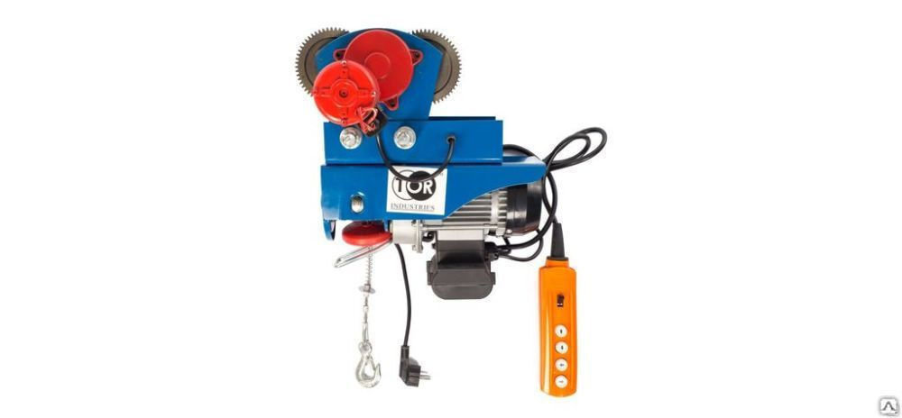 С ТЕЛЕЖКОЙ таль электрическая TOR PA 600/1200 кг 20/10 м (серия T) (1049431)