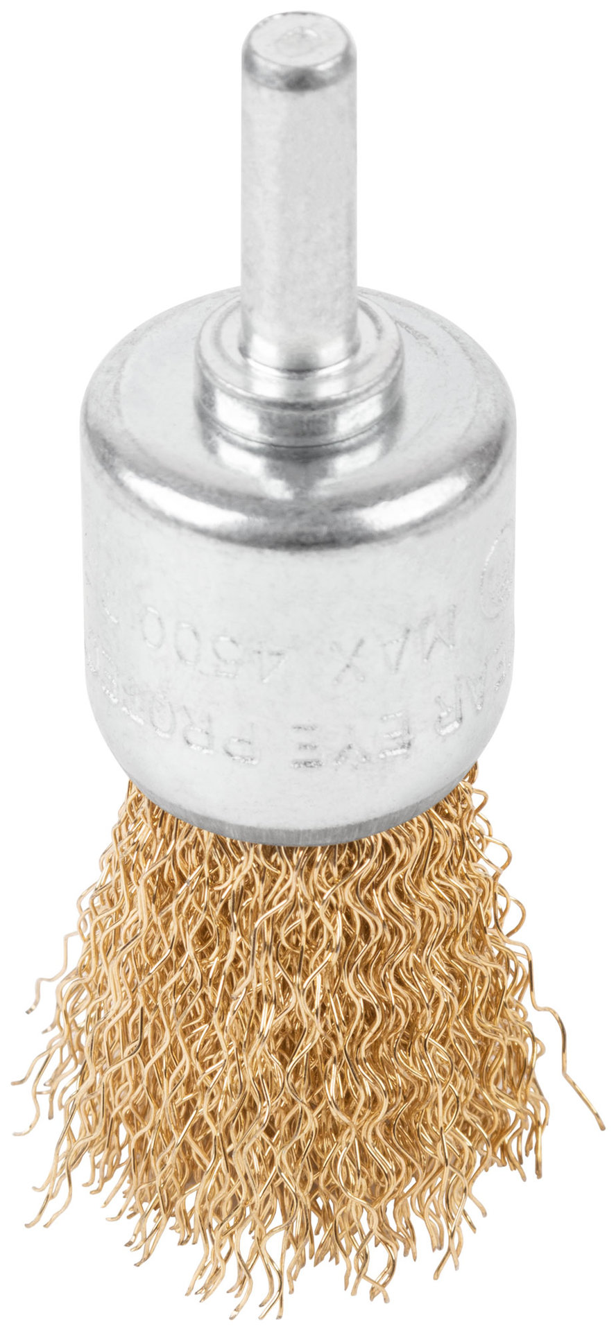 Щетка для дрели, тип Чашка, латун. витая проволока 0,3 мм, 25 мм, блистер, CUTOP Profi (82-918)