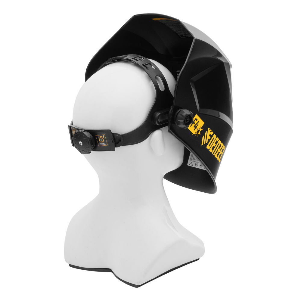 Щиток защитный лицевой (маска сварщика) F4, см. окно 90х35, DIN4/9-13// Denzel (89715)