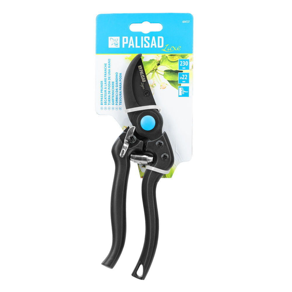 Секатор прямого реза, 230 мм, алюминиевые рукоятки, Luxe, Palisad (60472)