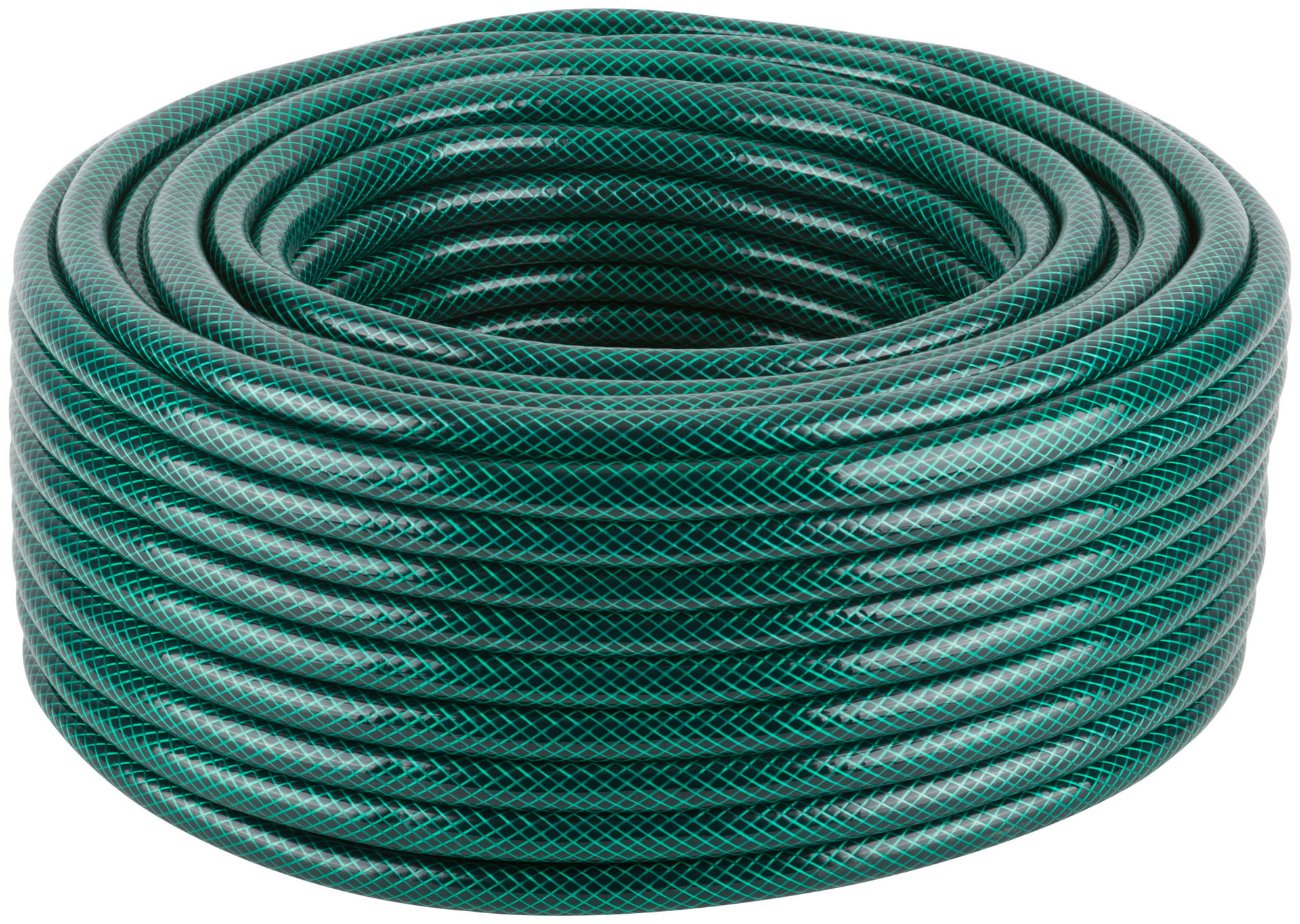 Шланг поливочный трехслойный армированный, зеленый 1/2 х 1,8 мм х 50 м (76306)