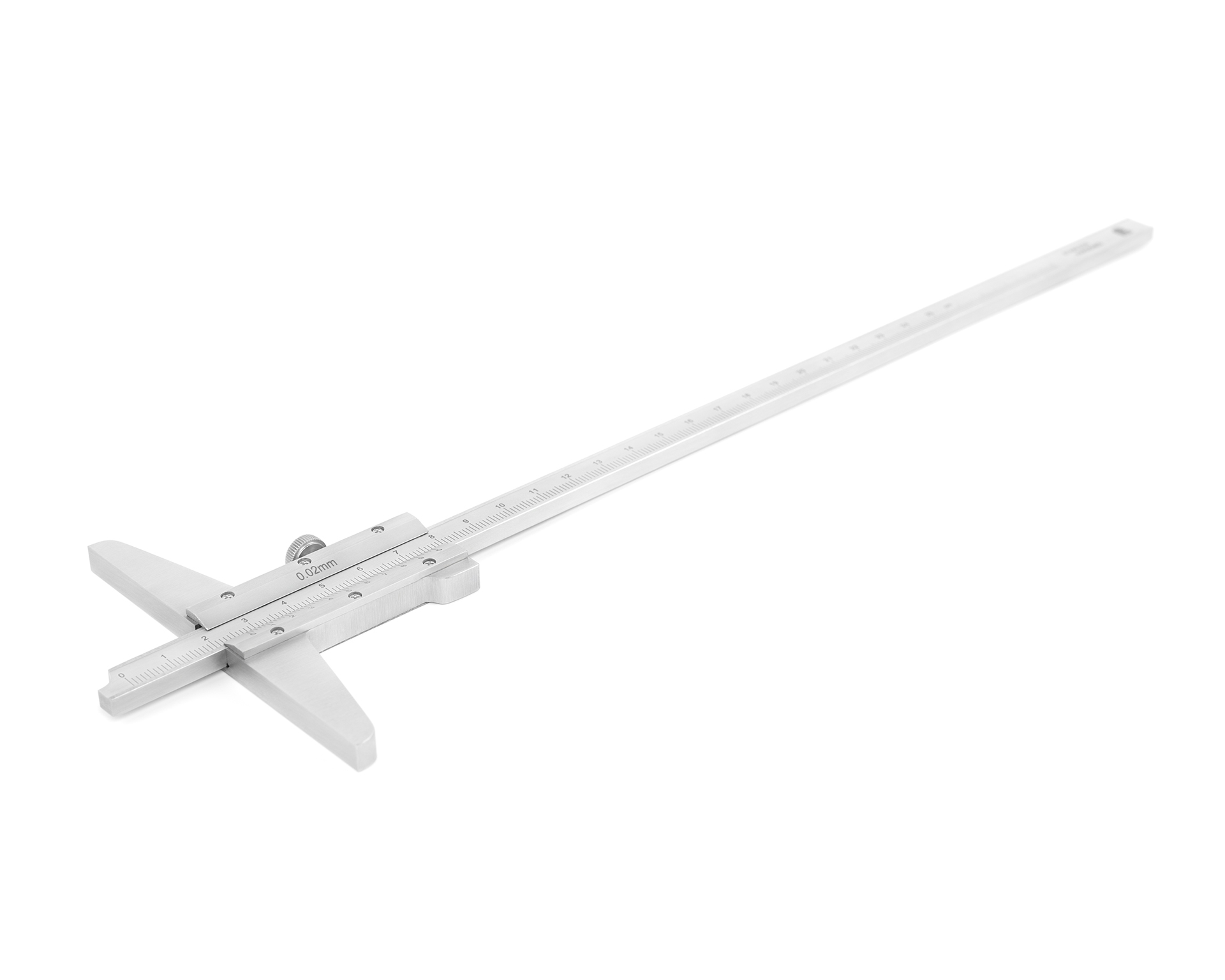 Штангенглубиномер нониусный 0-250 0,02 с т-ром съемный корпус 155-104К Guanglu