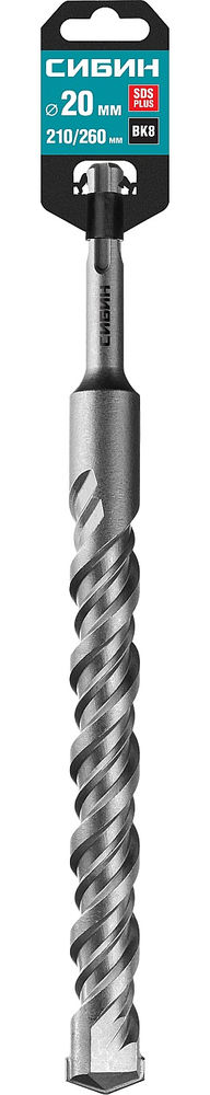 Бур SDS-plus 20 х 260 мм СИБИН 29312-260-20