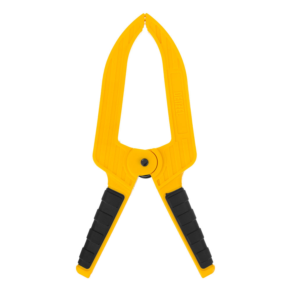 Струбцина клещеобразная, удлиненная 50 х 80 мм двухкомпонентные рукоятки Denzel (20789)