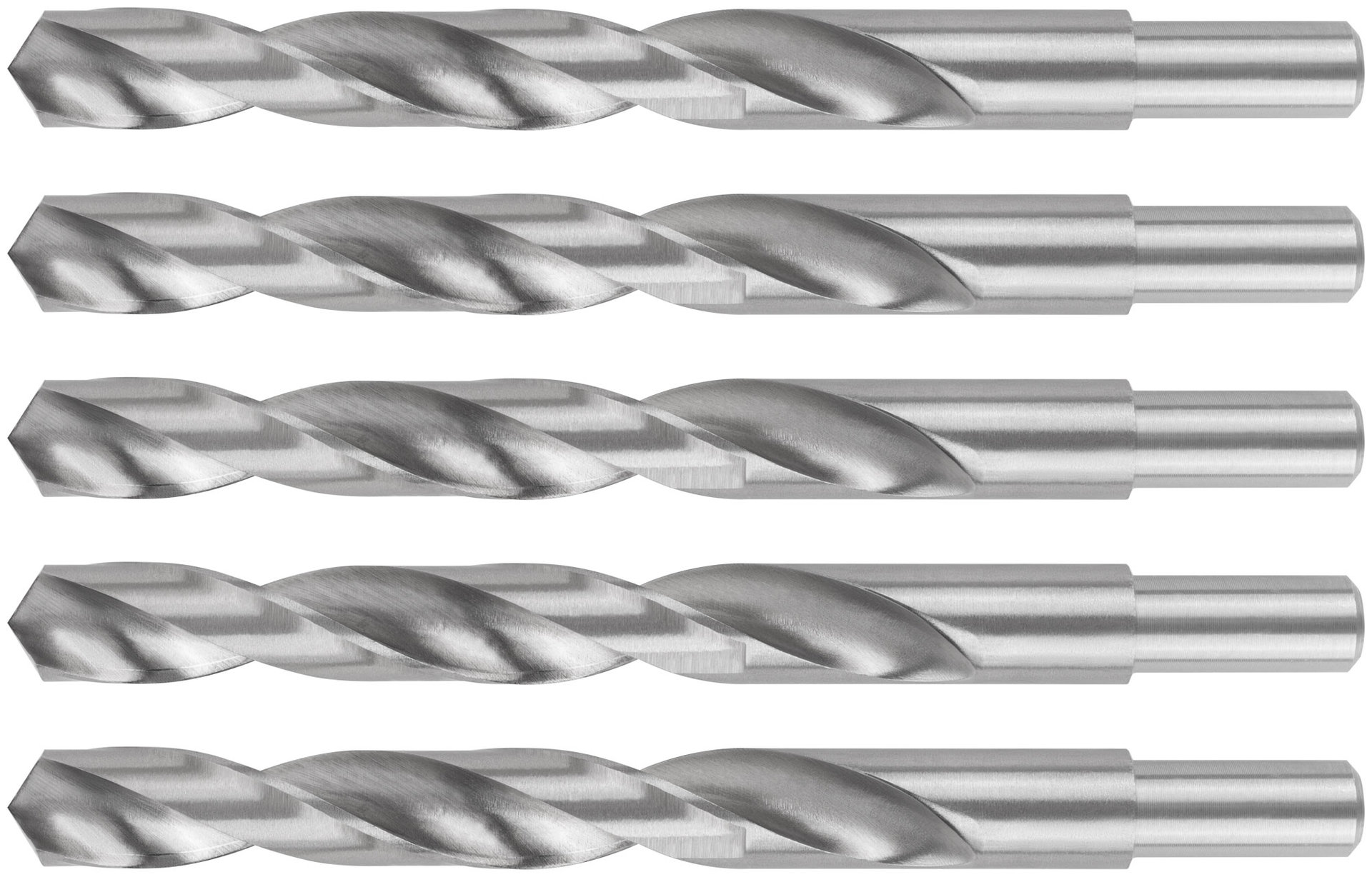 Сверла по металлу HSS, угол заточки 118°, 16,0 x 178 мм, (5 шт.) (35588М)