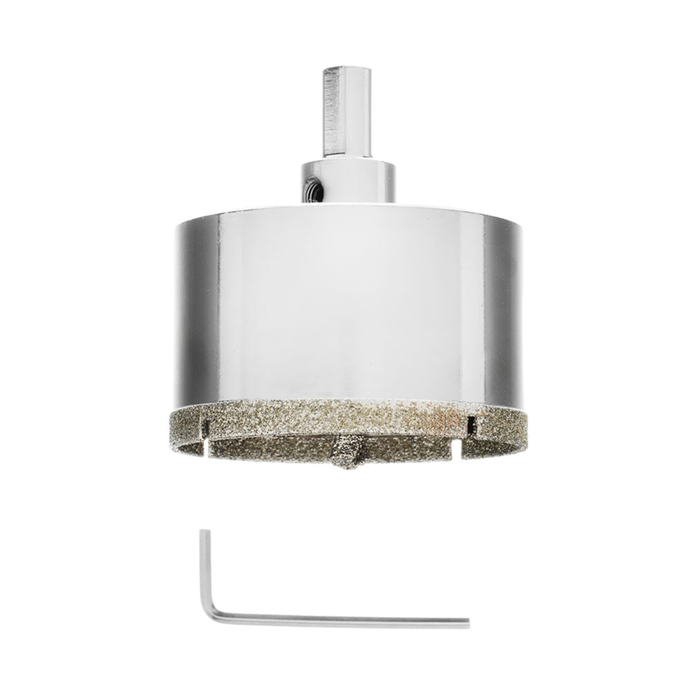 Сверло алмазное по керамограниту, 65 х 67 мм, трехгранный хвостовик Matrix (726653)