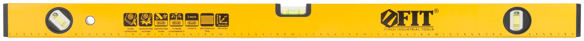 Уровень Перископ, 3 глазка, зеркало, усиленный корпус, фрезер. рабочая грань, шкала, Профи 800 мм (18183)