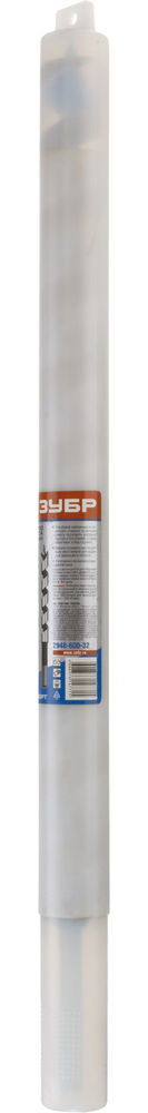 Сверло левиса по дереву 32?600/400 мм шестигранный хвостовик ЗУБР 2948-600-32