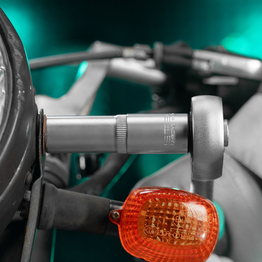 Головка торцевая удлиненная, 15 мм, шестигранная, CrV, под квадрат 1/2 Stels