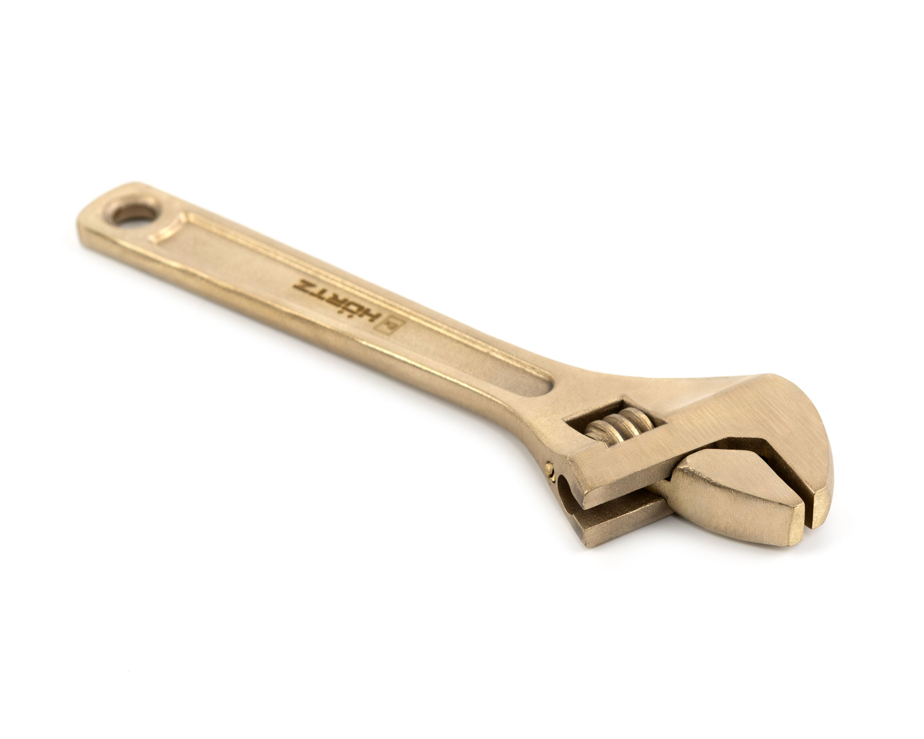 Ключ гаечный разводной КР-18 искробезопасный сплав AlCu, HORTZ