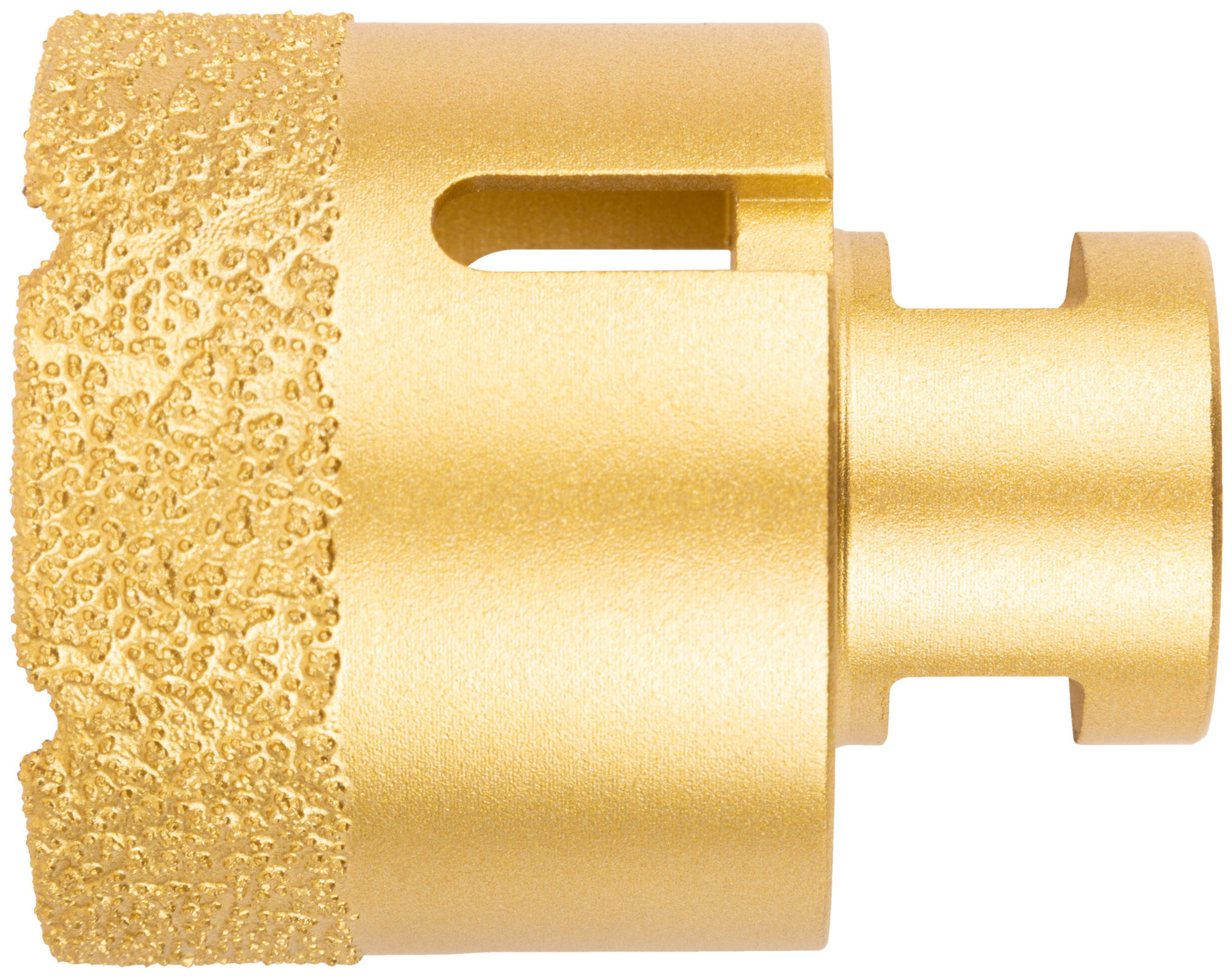 Коронка кольцевая для УШМ, М14, по керамограниту, камню и кафелю алмазная, вакуумное спекание 50х60 мм (16347)