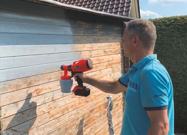 Краскопульт аккумуляторный Einhell TC-SY 18/60 Li, 18В,2 сопла,наб д. чистки,без АКК и ЗУ (4260025)