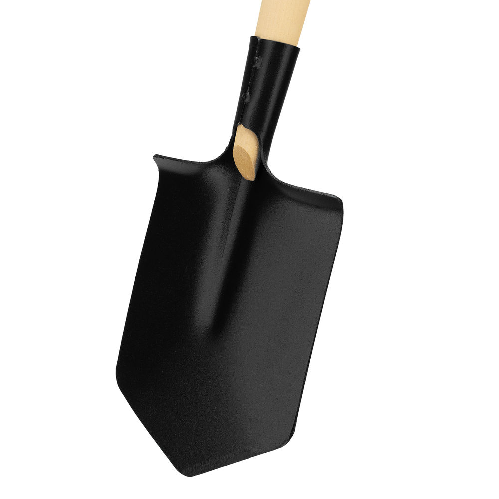 Лопата саперная, 145х190х580 мм, деревянный черенок, (61425)