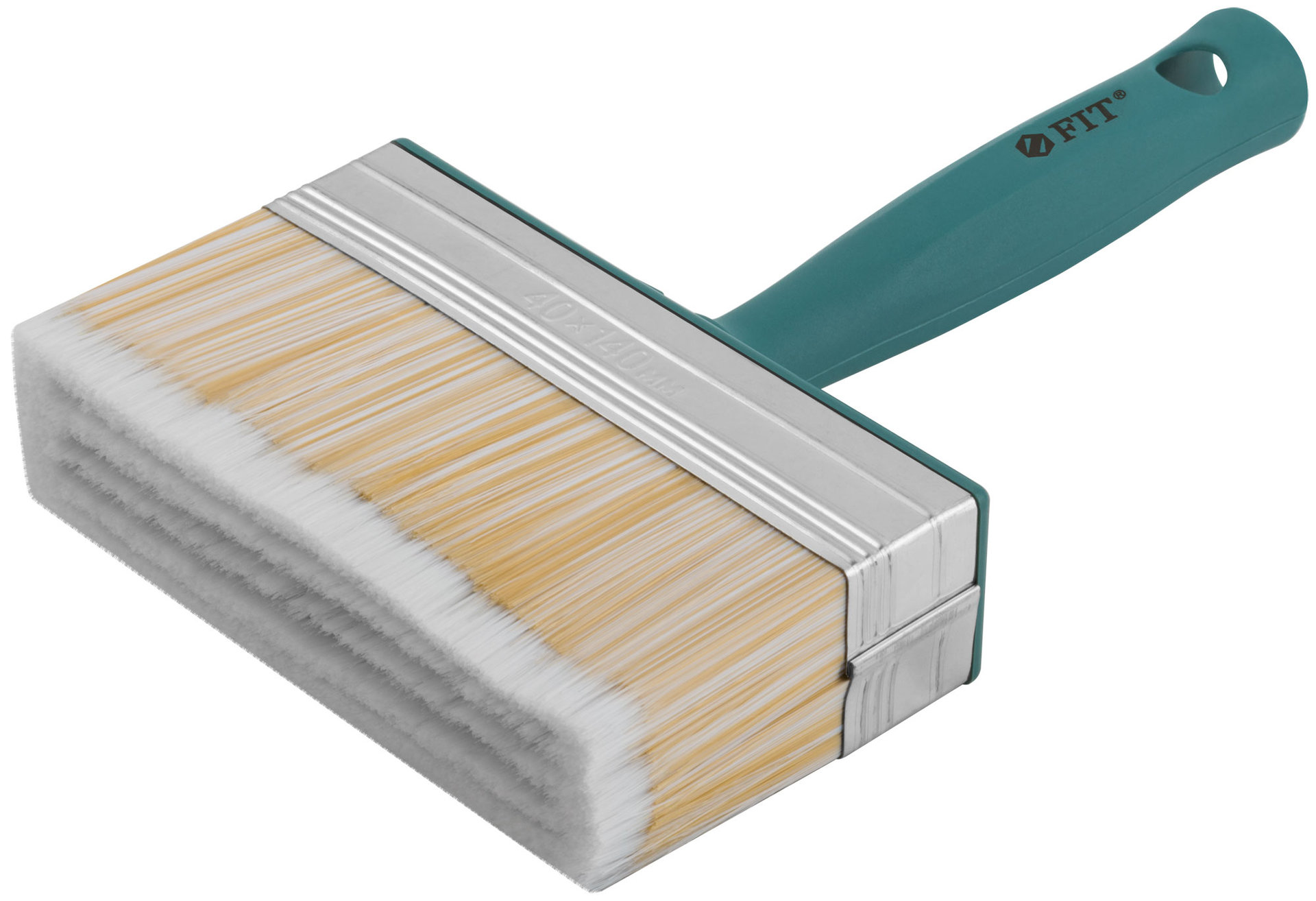 Макловица, искусственная светлая щетина, пластиковый корпус, полая ручка, мини 40 х 140 мм (01639)