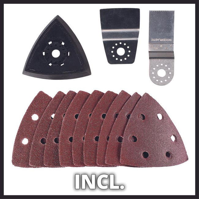 МФУ Einhell TC-MG 250 CE, 250вт,3град,22-40тыс.кол/мин,конст.эл-ка,набор оснастки (4465185)