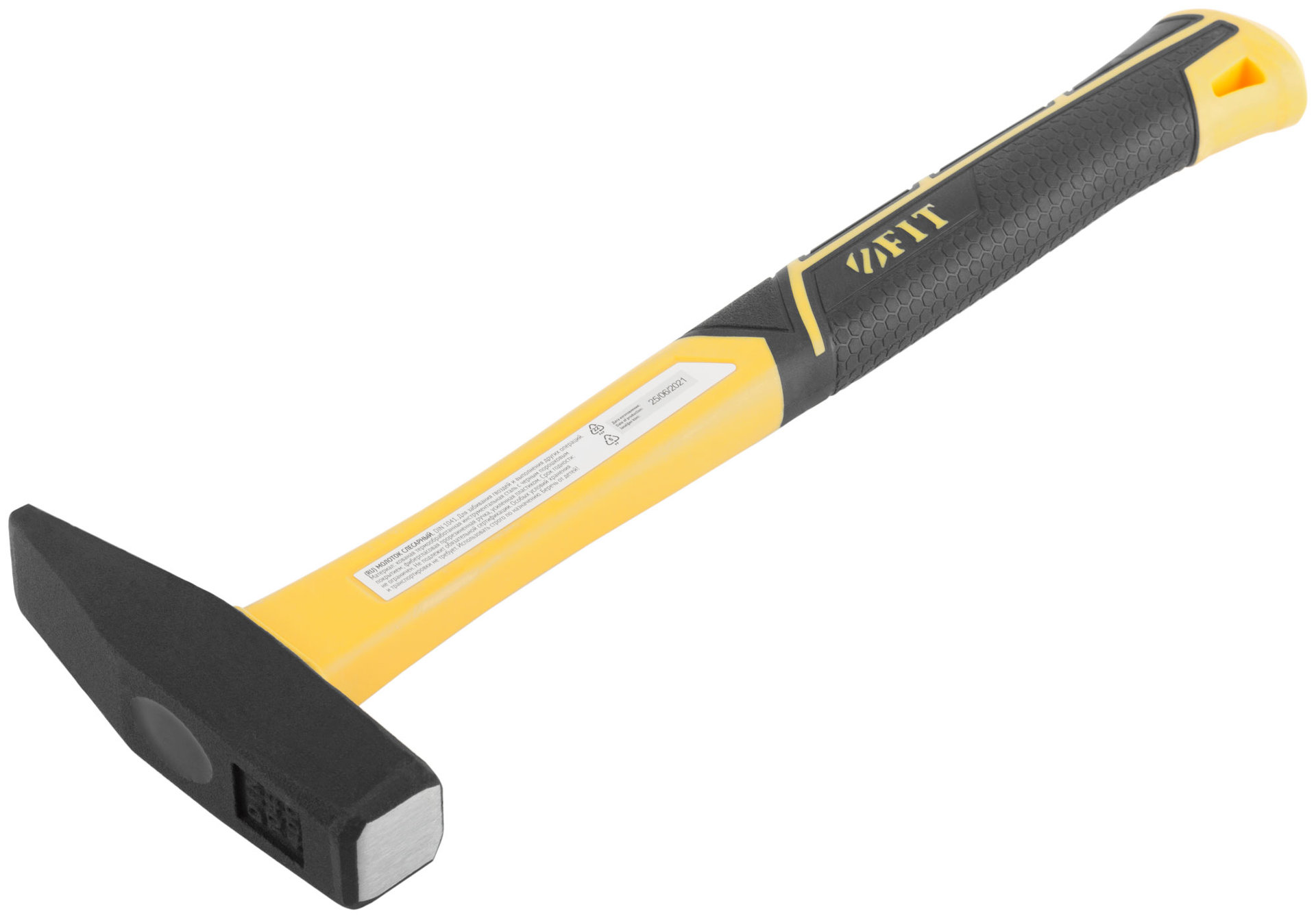 Молоток кованый, фиберглассовая усиленная ручка, Профи 400 гр. (44334)