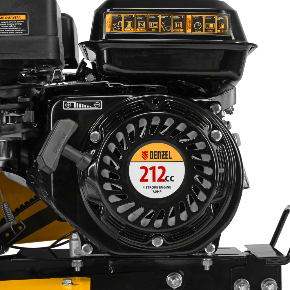 Мотоблок DPT-170, 7 л.с., ремен.сцеп, шир 85 см, глуб 35 см,фрез 3х3,ШОМ,скор 2В/1Н,кол 8 Denzel (56431)