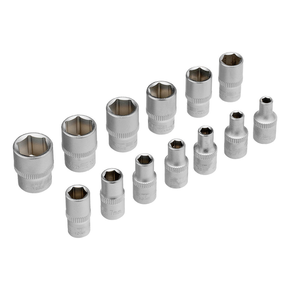 Набор инструментов, 1/4, Cr-V, S2, усиленный кейс, 47 предметов Stels