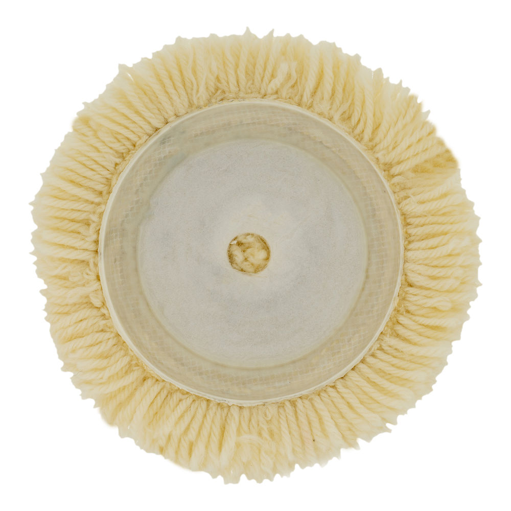 Насадка полировальная под липучку, 125 мм, плетеная шерстяная нить Matrix (75957)