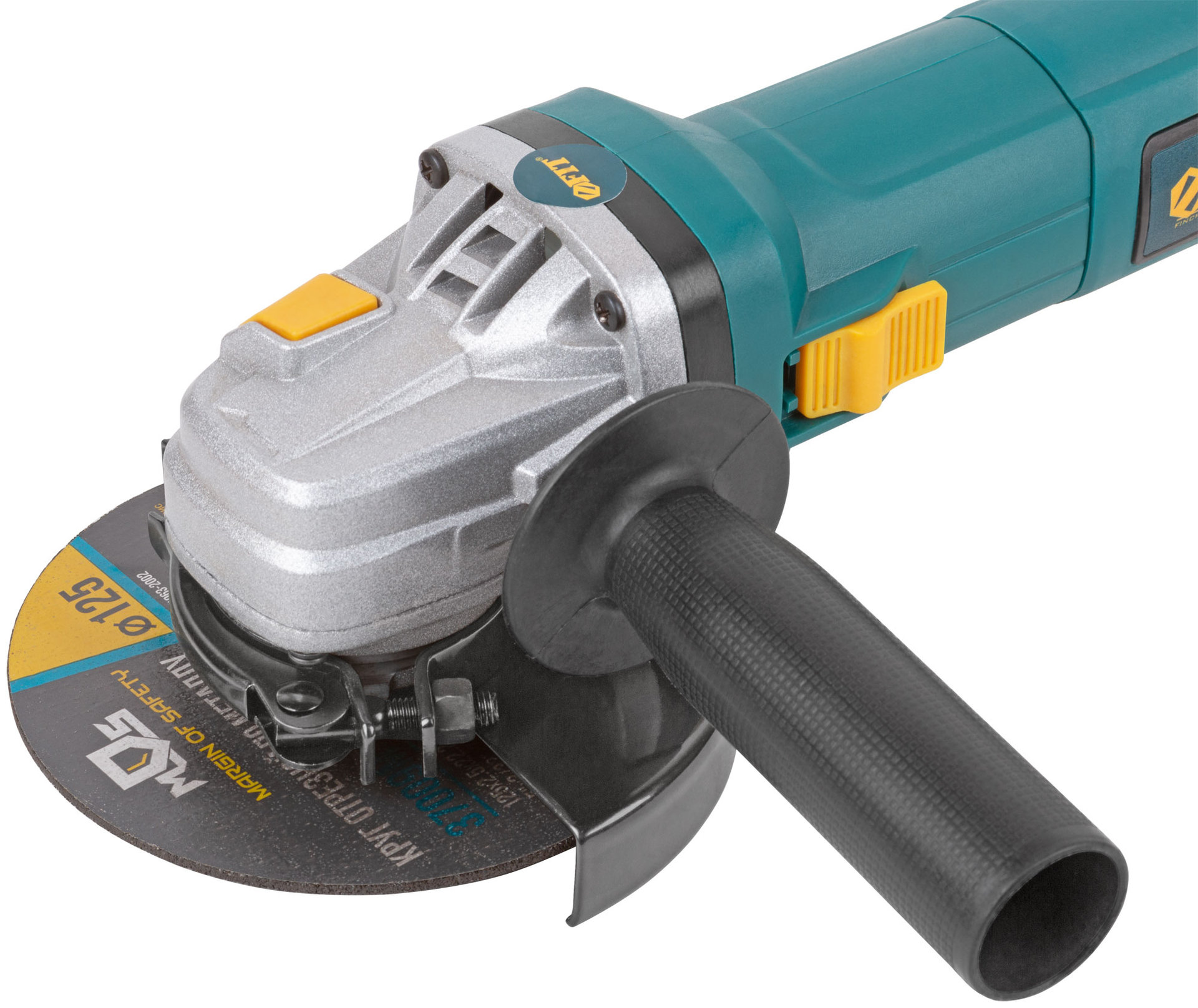 Шлифмашина угловая 810 Вт; 5000-12000 об/мин; БсК 125 мм; 2,2 кг; мал.; регулир.оборотов ; коробка (80310)